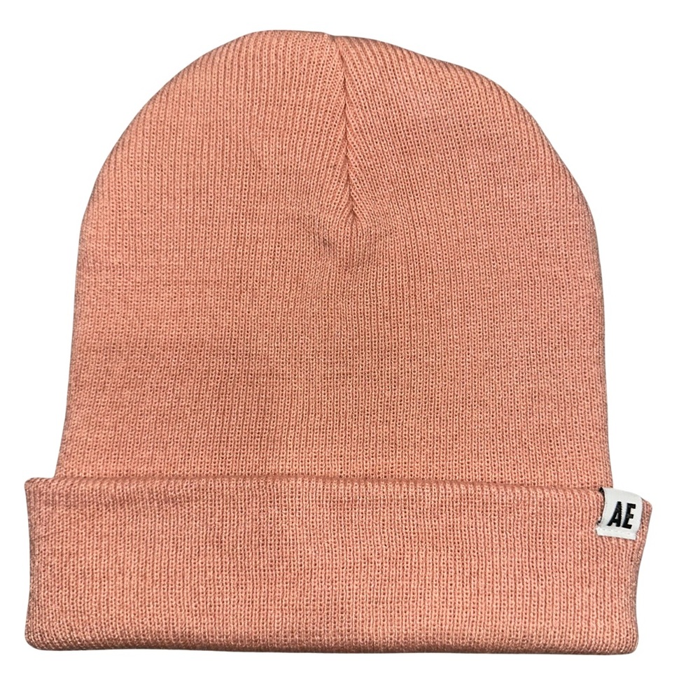 NWOT American Eagle AE Adjustable Knit Beanie , Peach Color , One Size